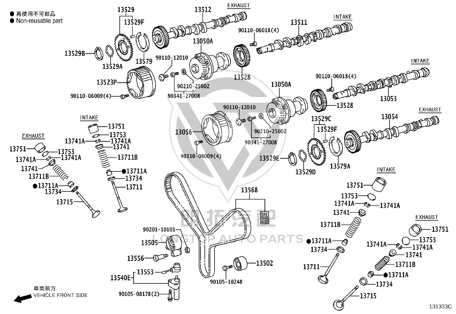 Washer Seal 90210-25002 for Toyota Land Cruiser, Crown & Altezza