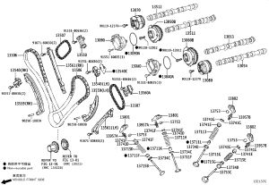 Timing Chain Guide Rail 13561-38070 for Toyota Land Cruiser