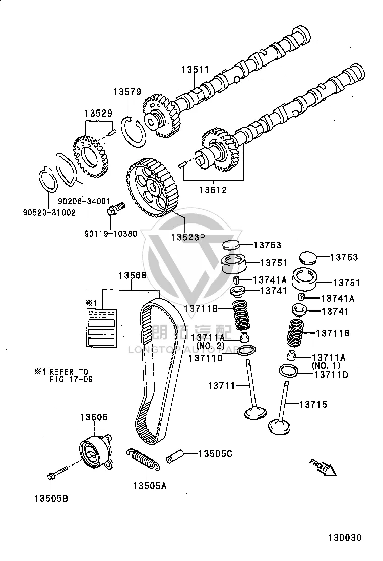 Right Intake Camshaft 13501-16060 for Toyota SOLUNA