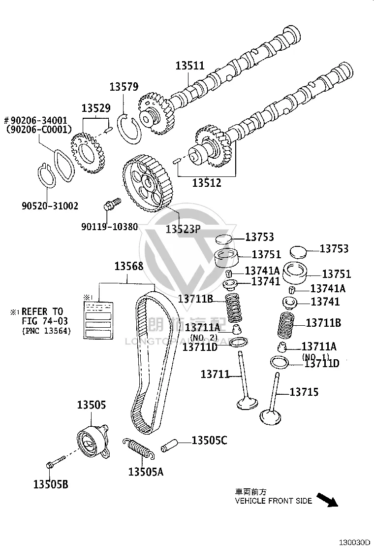 Valve Hydraulic Tappet 13751-9740168 for Toyota AVANZA