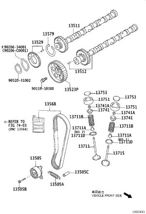 Valve Hydraulic Tappet 13751-9740154 for Toyota Avanza