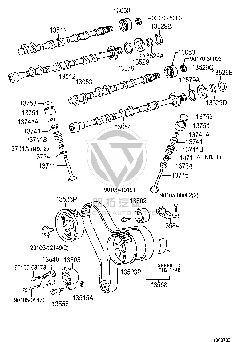 Timing Tensioner 13540-20030 for Toyota ALPHARD