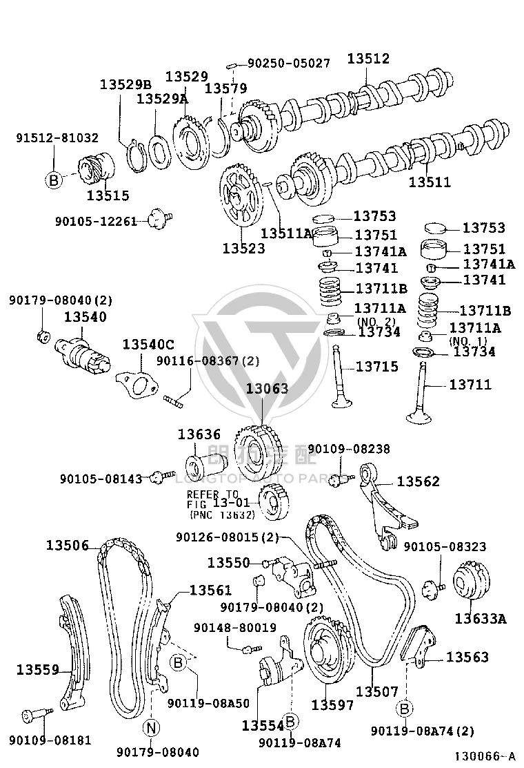 Exhaust Valve 13715-62050 for Toyota 4RUNNER