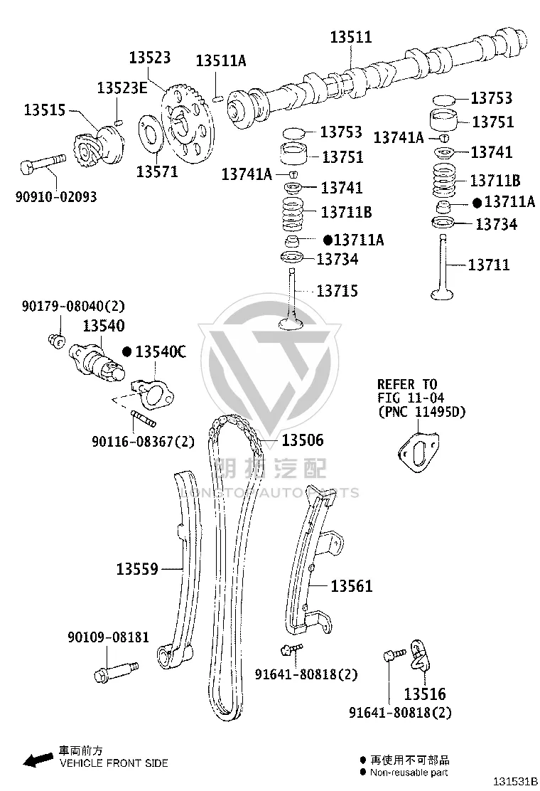Distributor Driving Gear 13515-75010 for Toyota Qualis