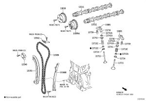 Valve Hydraulic Tappet 13750-21010 for Toyota Auris