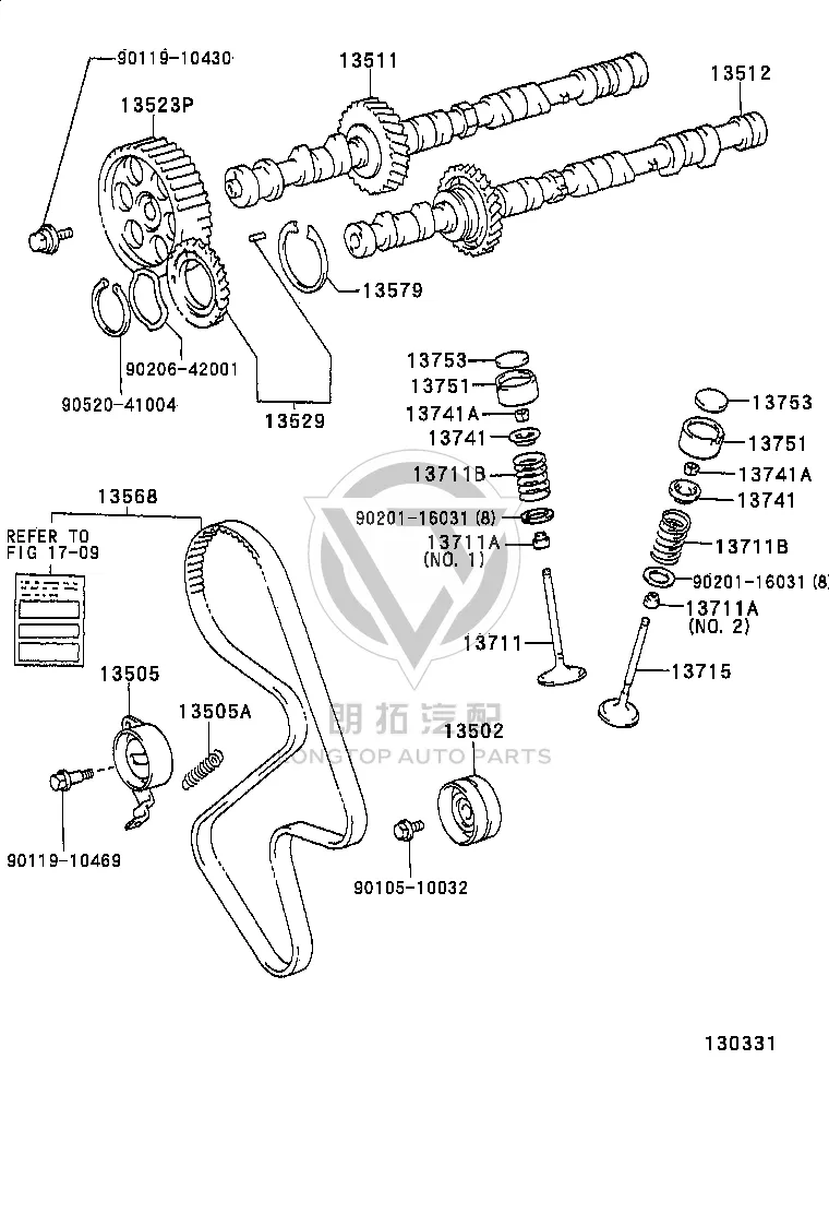 Bolt 90119-10469 for Toyota Celica