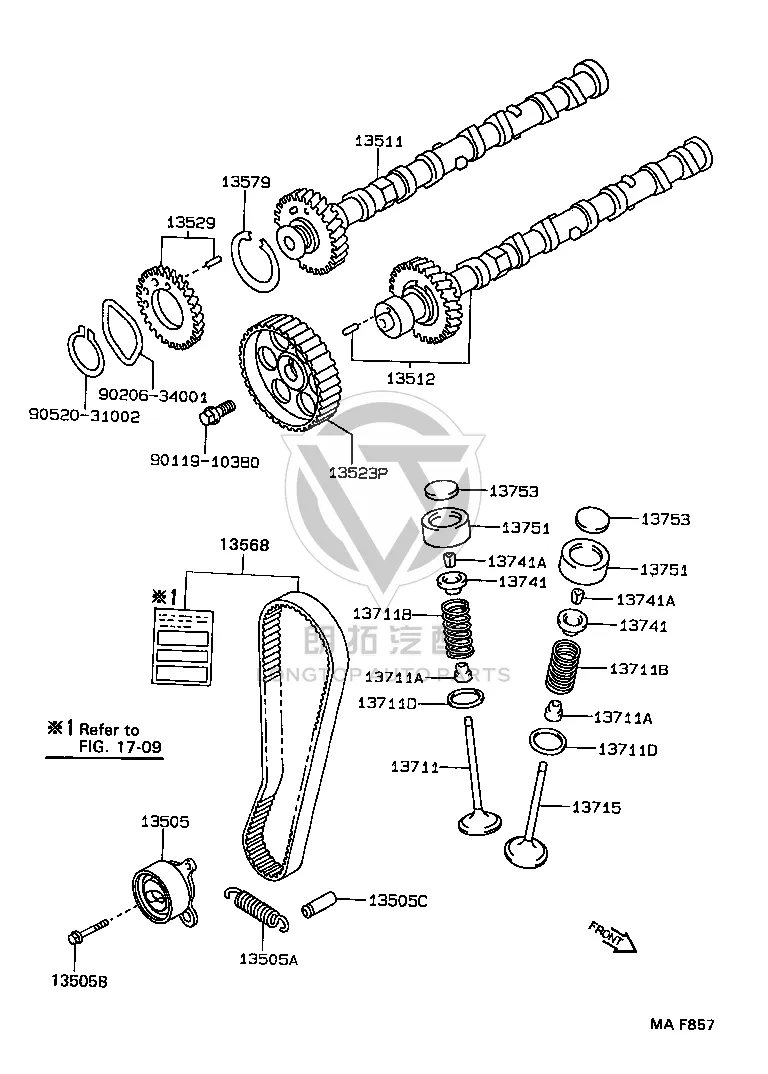 Valve Oil Seal 90913-02094 for Toyota CORONA