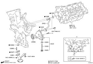 Oil Pump Gasket 15119-31050 for Toyota 4RUNNER