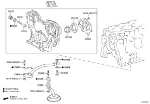 Oil Pump Filter Screen 15104-75140 for Toyota Coaster