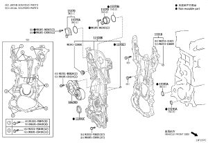 Generator Belt Tensioner Pulley 16620-F2040 for Toyota AVALON