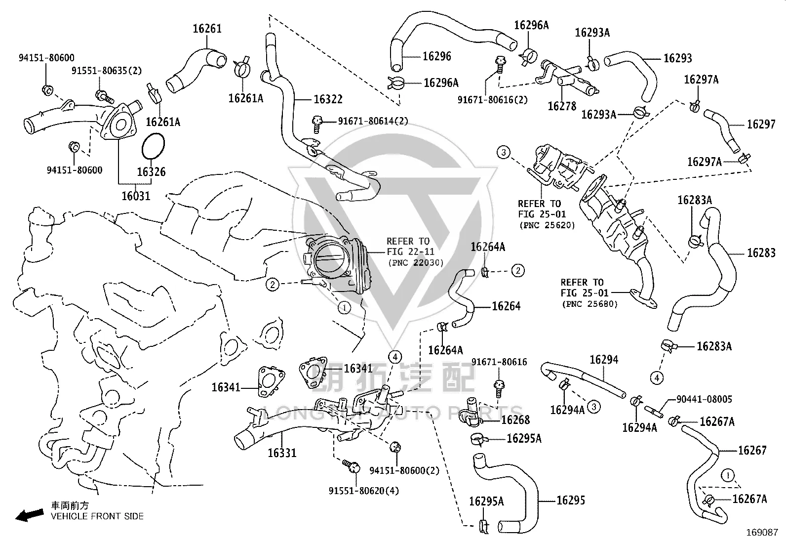 Thermostat 16031-31040 for Toyota Century
