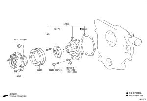Water Tank Fan Motor 16210-31021 for Toyota Fortuner