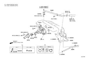 Sealing ring 90301-24019 for Toyota Camry