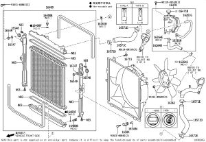 Radiator Fan Shroud 16711-31500 for Toyota Land Cruiser