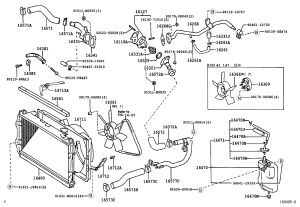 Water Bypass Hose 16261-75100 for Toyota Prado