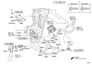 Water Pump Inlet Pipe 16262-0T010 for Toyota E’Z