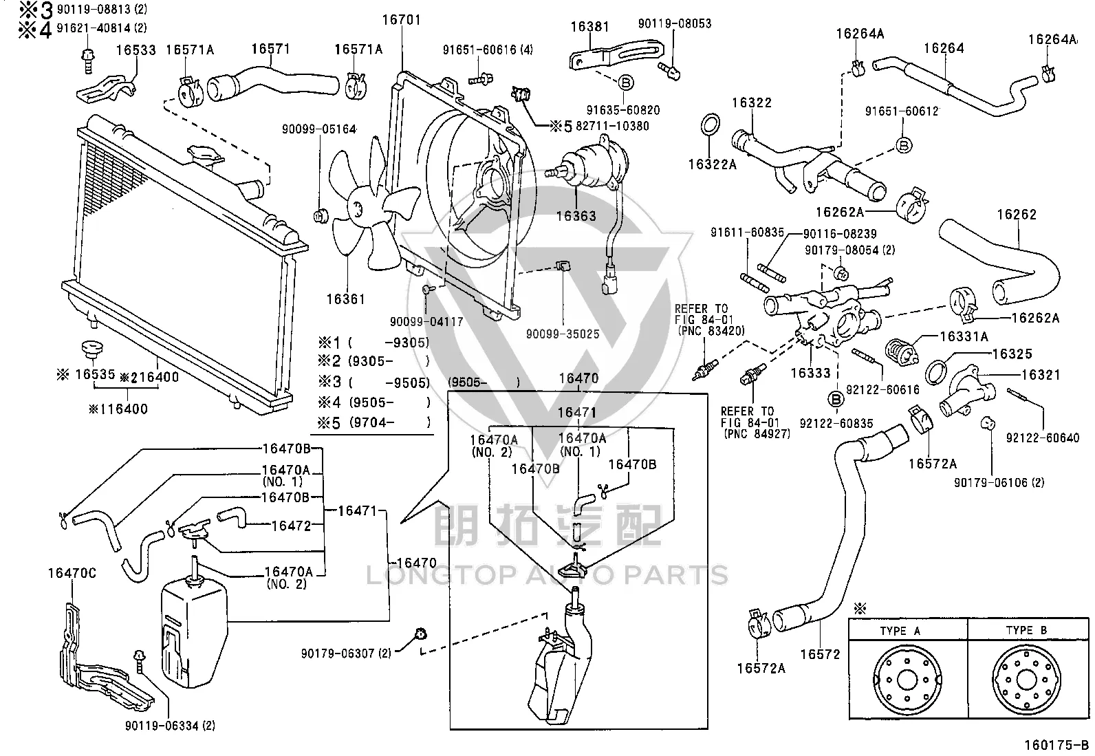 Thermostat Housing Gasket 16325-15020 for Toyota CORONA