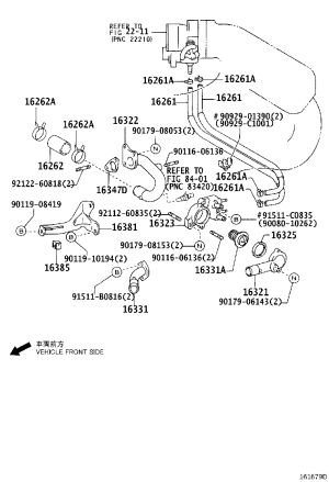 Thermostat 90916-03115 for Toyota CORONA