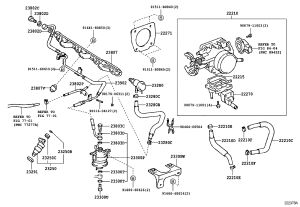 Throttle Body Water Outlet Hose 16283-74010 for Toyota Celica