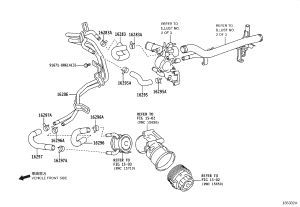 No.8 Water Bypass Hose 16296-31090 for Toyota Coaster
