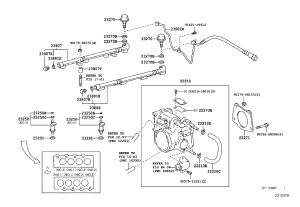 Fuel Distributor 23802-50060 for Toyota Celsior