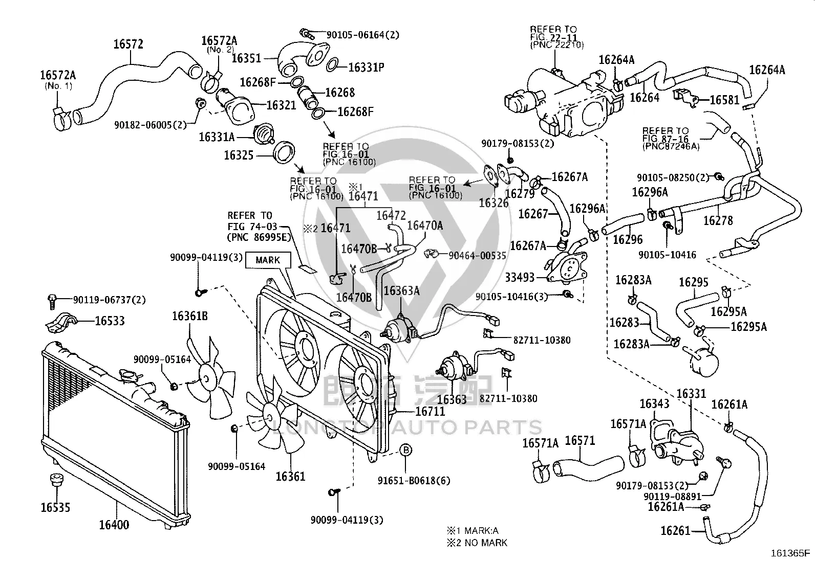 Thermostat Housing Gasket 16325-46010 for Toyota Supra