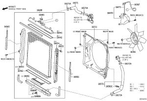 Radiator Outlet Hose 16572-31361 for Toyota 4RUNNER