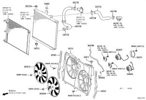 Radiator Fan Shroud 16711-31650 for Lexus RX Series