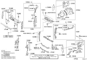 Water Tank Guide Plate 16594-31030 for Toyota GRANVIA