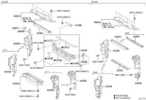 Radiator Side Air Guide 16593-F2110 for Toyota RAV4