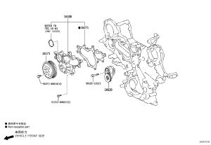 Generator Belt Tensioner Pulley 16620-38020 for Toyota CENTURY