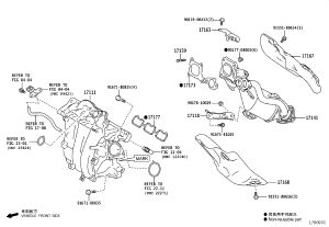 Intake Manifold 17101-F3010 for Toyota COROLLA