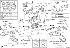 Intake Manifold Gasket 17177-31051 for Toyota 4RUNNER