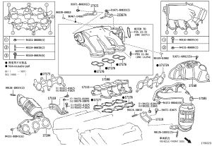 Intake Manifold Lower 17111-31141 for Toyota ALPHARD