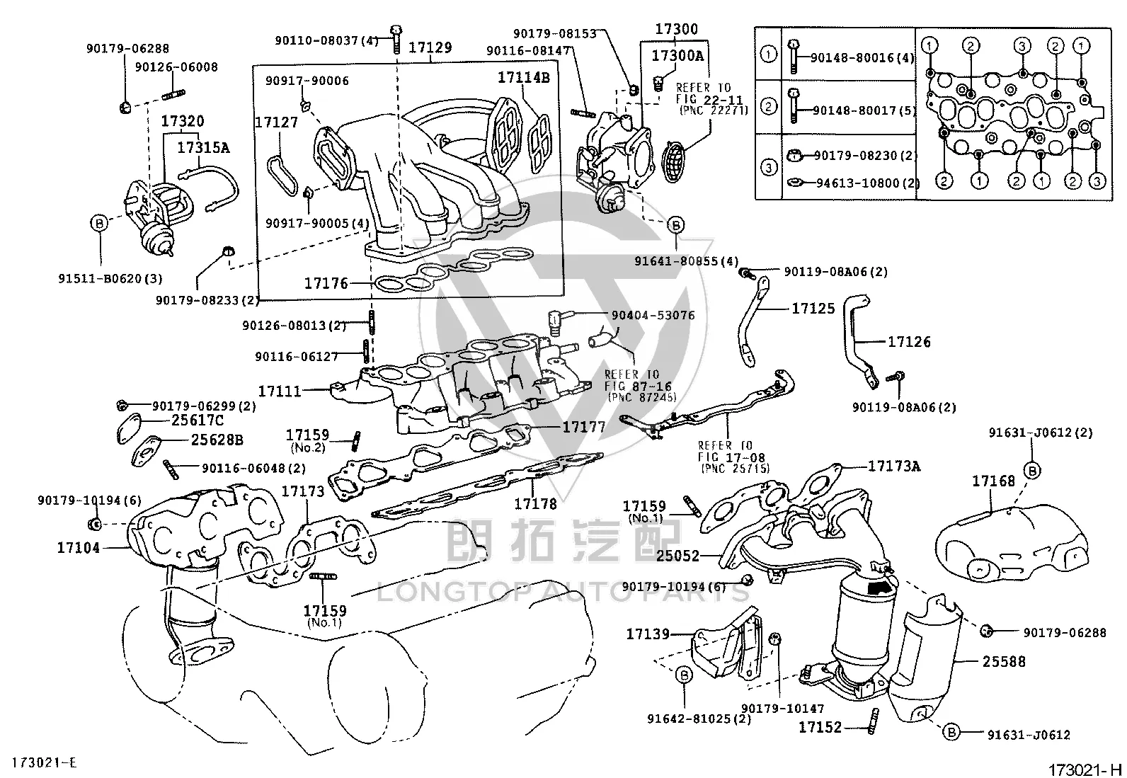 Bolt 90126-10030 for Toyota Alphard