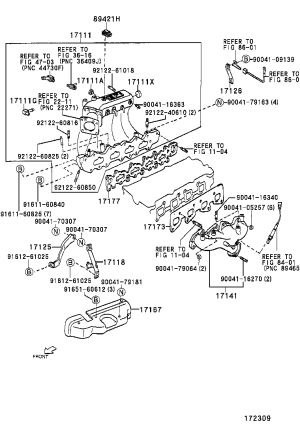 Exhaust Manifold Bracket 17118-97407 for Toyota Cami