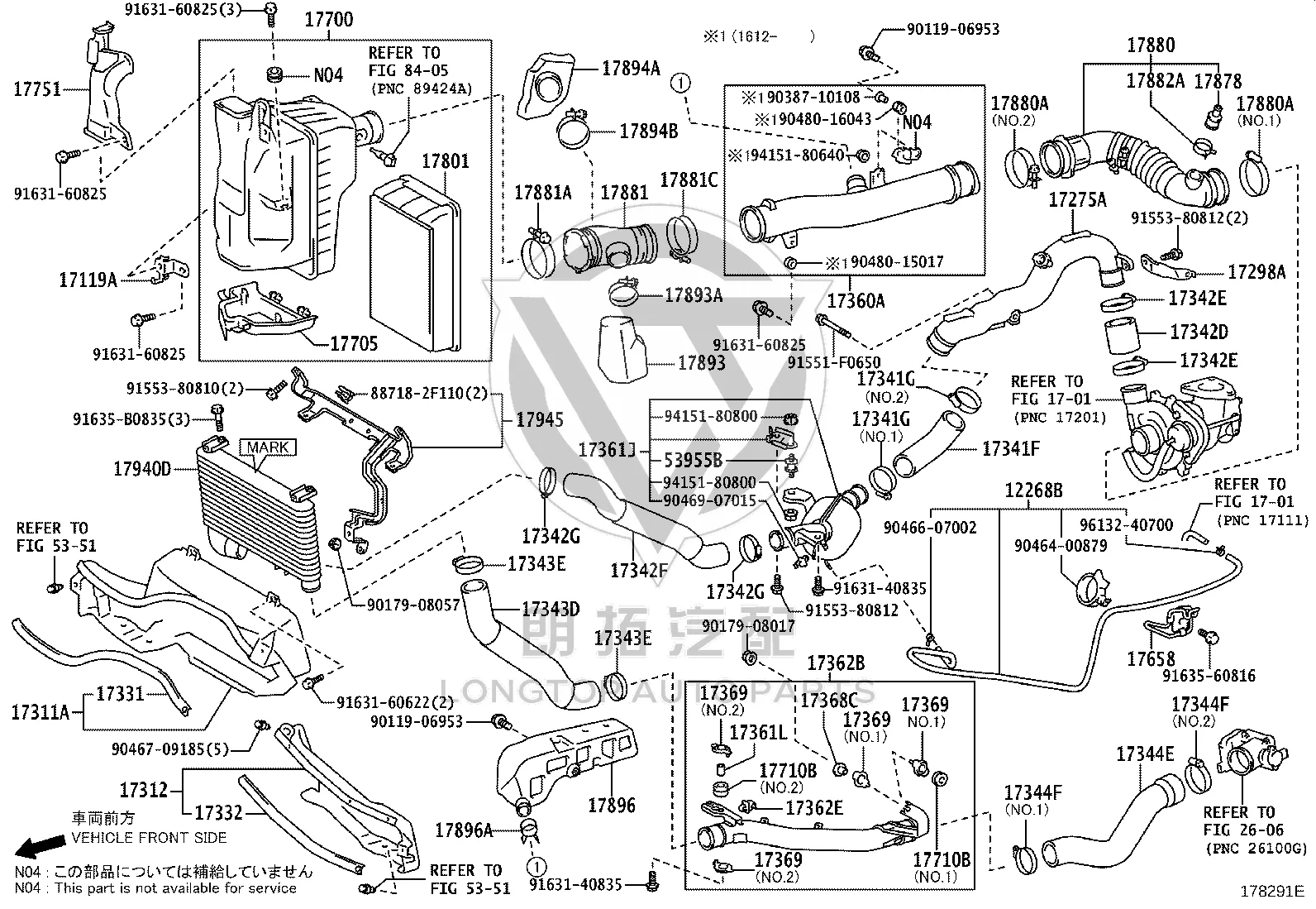 Bolt 91635-B0835 for Toyota ALPHARD
