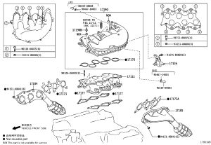 Intake Manifold Gasket 17176-31150 for Toyota Crown