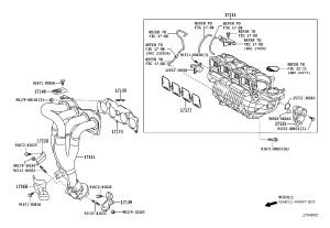 Intake Manifold 17120-36030 for Toyota Highlander