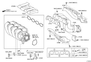 Exhaust Manifold Heat Shield (Upper) 17167-22121 for Toyota Corolla