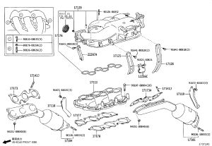 Exhaust Manifold Left 17150-31011 for Toyota 4RUNNER