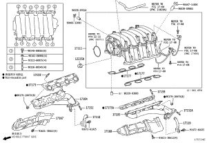 Three-way Catalytic Converter (Left) 17150-31310 for Toyota Land Cruiser