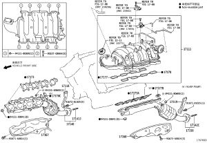 Exhaust Manifold Right 17140-38140 for Toyota Land Cruiser