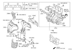 Three-Way Catalytic Converter 25051-28330 for Toyota Camry