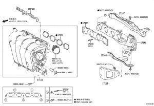 Exhaust Manifold Heat Shield (Upper) 17167-37070 for Toyota RAV4