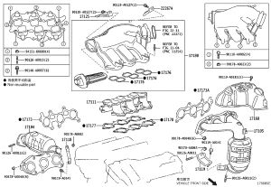 Intake Manifold (Upper) 17190-0P071 for Toyota Sienna