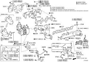 Diesel Throttle Gasket 26171-30030 for Toyota DYNA