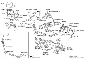 HOSE NO.1 (FOR AIR JET SYSTEM) 17341-75191 for Toyota Land Cruiser Prado
