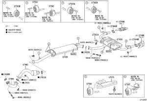 Exhaust Pipe Trim Cover 17408-36030 for Lexus NX