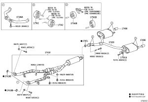 Exhaust Pipe (Front) 17410-31460 for Toyota Crown